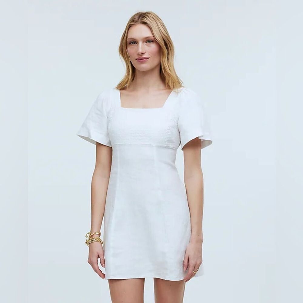 Madewell White Mini Dress
